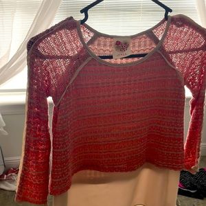 Pink blouse with slip